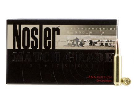 Nosler Match Grade 85 gr RDF .22 Nosler Ammo, 20/box - 60162