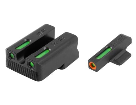 TruGlo TFX Pro Front/Rear Day/Night Sight Set for 1911 260/450, Orange - TG13NV1PC