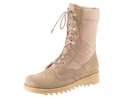 Rothco G.I. Type Ripple Sole Desert Tan Jungle Boots - 10 Inch