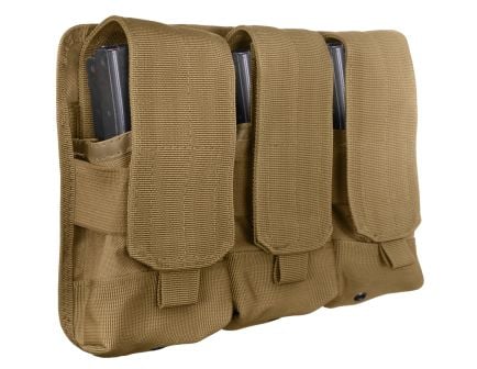 Rothco Universal Triple Mag Rifle Pouch - Coyote Brown