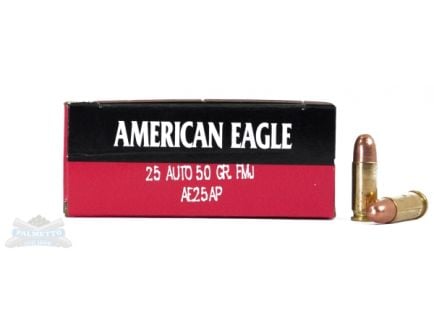 American Eagle 25 Auto/ACP 50gr FMJ Ammunition 50rds - AE25AP