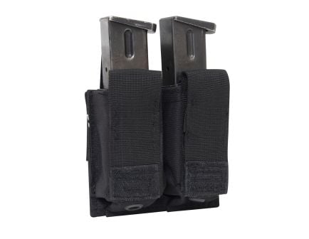 Rothco Molle Double Pistol Mag Pouch With Insert - Black