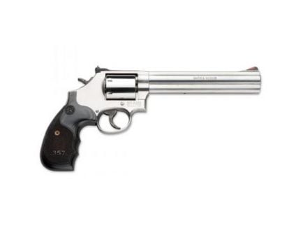 Smith & Wesson Model 686 Plus 357 Mag Revolver, Silver w/ Black Grips - 150855