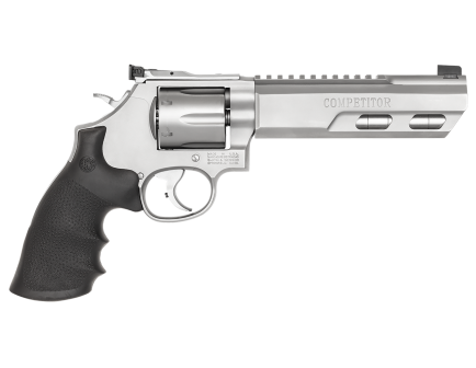 Smith & Wesson Performance Center Model 686 Competitor .357 Mag Revolver 6rd 6", Matte Silver - 170319
