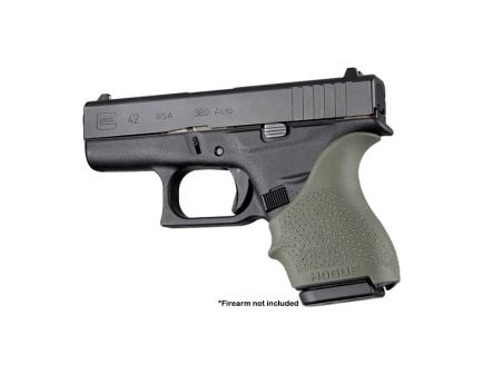 Hogue HandAll Beavertail Grip Sleeve for Glock 42/43, Olive Drab Green