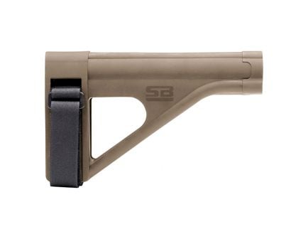 SB Tactical SOB AR Pistol Stabilizing Brace W/ SBT Logo, Flat Dark Earth