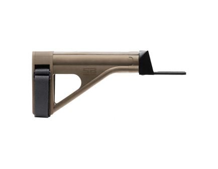 SB Tactical SOB47 AK Pistol Stabilizing Brace Complete Assembly W/ AK Adapter, Flat Dark Eart