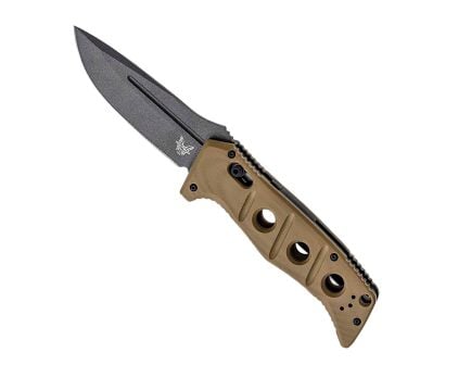 Benchmade Auto Adamas Folding Drop Point Knife, Desert Tan - 2750GY-3