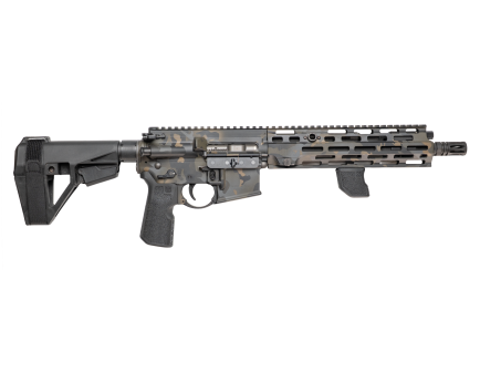 CNC Firearms HK Night Ops 11" 5.56 NATO AR Pistol w/ DCFO Kung Fu Grip and SBA5 Brace, Multicam