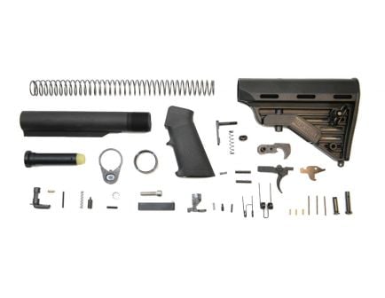 classic palmetto blackhawk lower build kit in black
