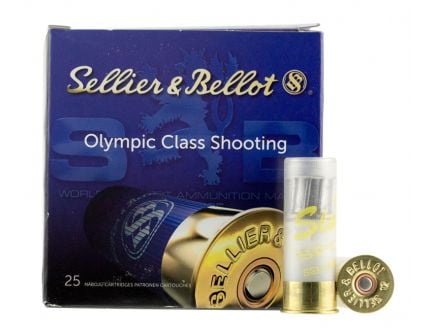 Sellier & Bellot 12ga 2.75" 1oz Lead Rifled Slug Shotshell Ammunition, 25 Rounds - SB12SLUG