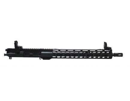 PSA 16" Mid Length 5.56 NATO 1/7 Phosphate 15" Lightweight M-lok Upper with MBUS Sight Set, BCG, & CH - 5165449556