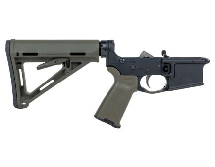 OD Green MOE+ AR 15 complete lower receiver