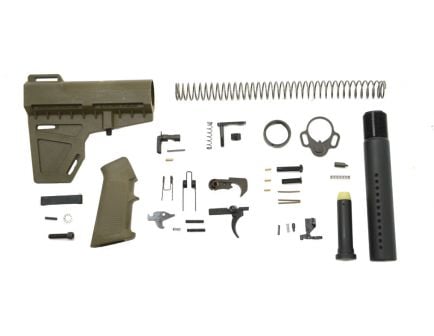 PSA Classic AR-15 Lower Build Kit with Shockwave Pistol Brace