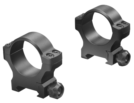 Leupold BackCountry Cross-Slot Weaver 1" MD Scope Rings, Matte Black - 175117