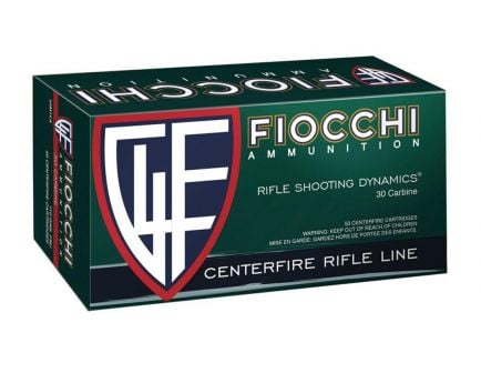 Fiocchi Shooting Dynamics .30 Carbine 110 gr FMJ 50 Rounds Ammunition
