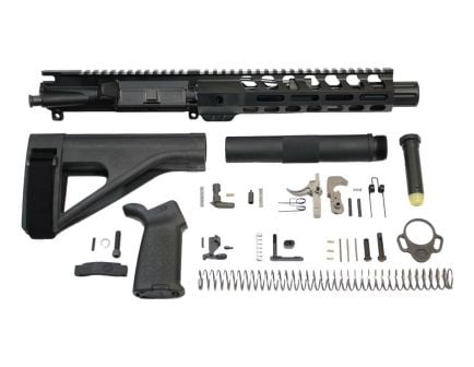 PSA 7.5" 5.56 NATO 1/7 Nitride 9" Lightweight M-Lok MOE SOB EPT Pistol Kit - 5165450002