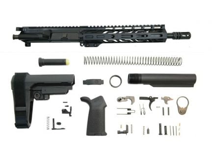10.5" carbine length lightweight railed ar-15 pistol kit