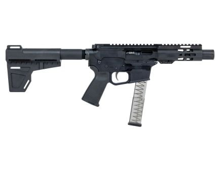 PSA Gen4 4" 9mm 1/10 M-Lok MOE EPT Shockwave Pistol, Black - 5165450374