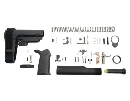 PSA MOE AR-15 Lower Build Kit with SBA3 Pistol Brace