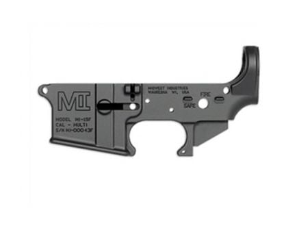 Midwest Industries Forged Stripped Lower Receiver, Black - MI-FL