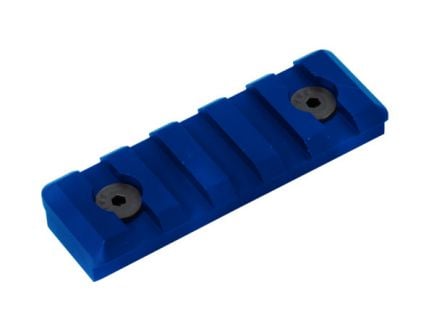 Timber Creek 5-Slot Picatinny Rail Section, M-LOK Compatible, Blue - M 5S PR B