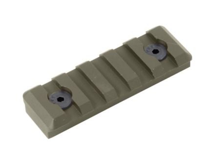 Timber Creek 5-Slot Picatinny Rail Section, M-LOK Compatible, OD Green - M 5S PR OD
