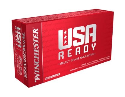 Winchester USA Ready .40 S&W 165 gr 50 Rounds Ammunition - RED40