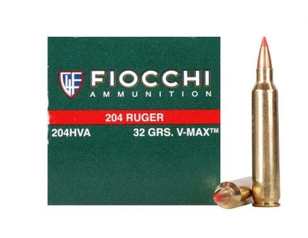Fiocchi Extrema .204 Ruger 32 gr VMAX 50 Rounds Ammunition - 204HVA