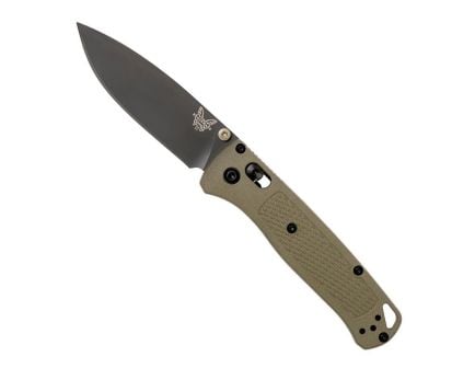 Benchmade Bugout Drop Point Folding Knife, Ranger Green/Gray - 535GRY-1
