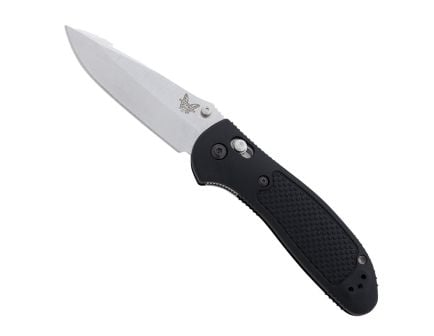 Benchmade Griptilian Drop Point Folding Knife, Black/Satin - 551-S30V