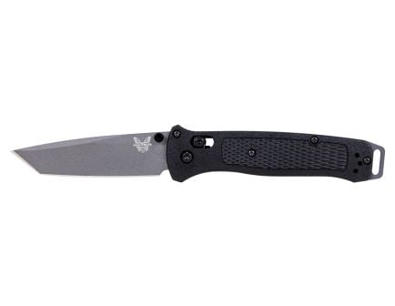 Benchmade Bailout Tanto Folding Knife, Black - 537GY