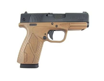 Bersa BPCC 9mm 3.3" Pistol, FDE