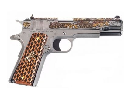 Colt 1911 Government .38 Super Pistol, Stainless - O2091MEX