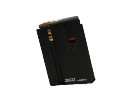 ASC .350 Legend 5-Round AR-15 Magazine, Black - 5-350-AL-BM-R-ASC