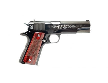 Colt Series 70 Gustave Young Engraved 45ACP 5" Pistol, Talo Exclusive - O1970A1CS-VJC