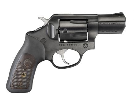 Ruger SP101 357 Mag Revolver, Black Rubber/Wood Grips - 15702
