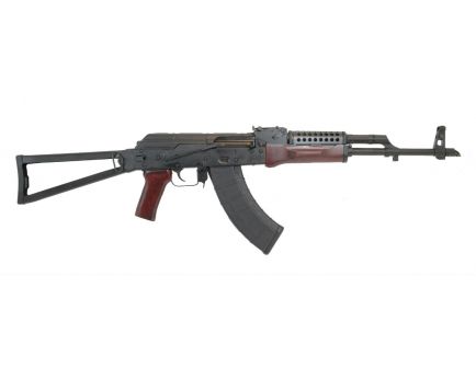 PSAK-47 GF3 Forged Red Wood Triangle Side Folding Rifle with Cheese Grater Upper Handguard