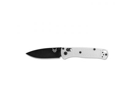 Benchmade Mini Bugout Drop Point Folding Knife, 2.82", White - 533BK-1