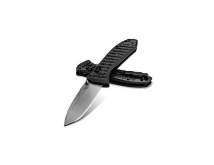 Benchmade Presidio II Ultra Drop Point Folding Knife, 3.72", Black - 570-1