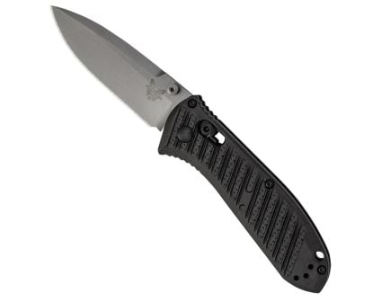 Benchmade Mini Presidio II Folding Drop Point Knife, Black - 575-1