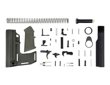 PSA Classic MFT Battlelink Pistol Lower Build Kit, Olive Drab Green