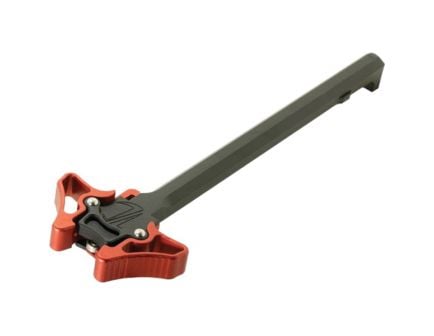 Timber Creek Outdoors Enforcer Mini Small Ambidextrous Charging Handle, Hardcoat Anodized Red - EM Ambi CH RED