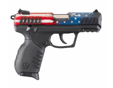 Ruger SR22 .22lr 10rd 3.5" Pistol, American Flag Slide - 3642