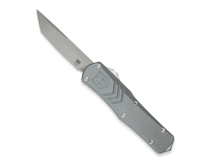 Cobra Tec Small Grey CNC FS-X Tanto Plain - SGRYFS-XGEN2TNS