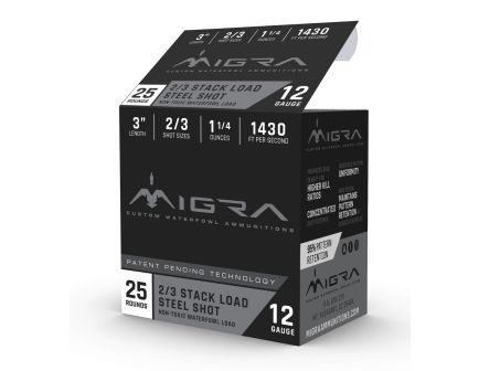 Migra Staxd 3" 2/3 1 1/4oz 12 Gauge Ammo, 25rds - M-12S2-3