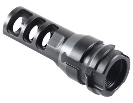Dead Air KeyMount 2.6" Muzzle Brake, 5/8"-24 tpi, Black Steel