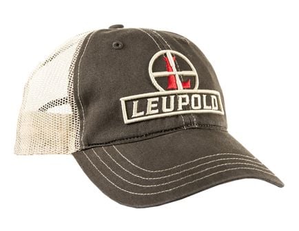 Leupold Reticle Trucker Hat Brown, Khaki - 170579