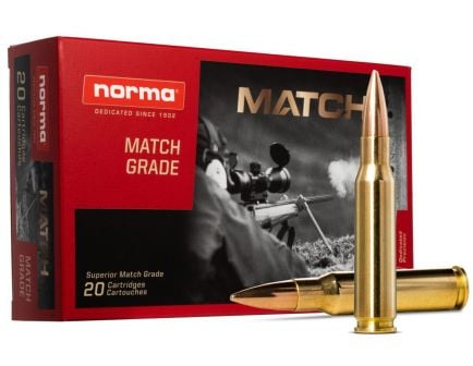 Norma Match 175gr .308 Winchester Ammo, 20rds - 10177442