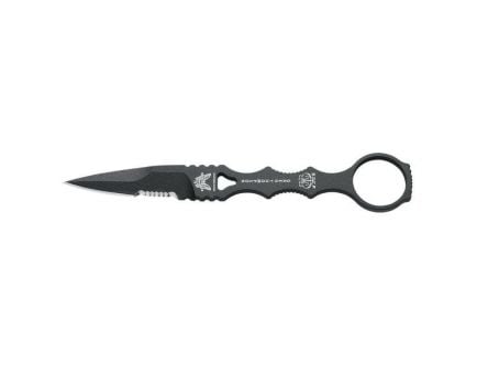 Benchmade SOCP Fixed Blade Knife, 3.22", Black - 178SBK